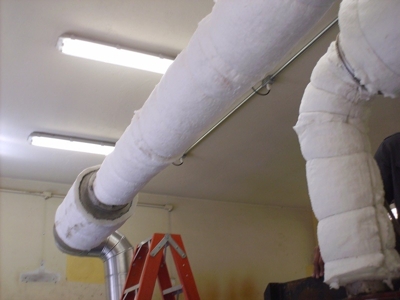 Isolamento térmico com fibra cerâmica