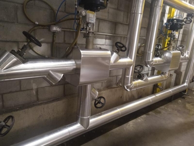 Isolamento termico para tubo de agua quente