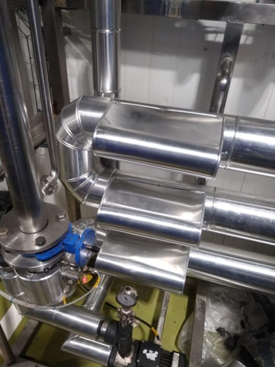 Isolamento termico para tubo de agua quente