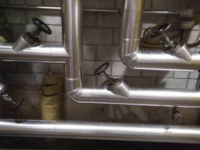 Isolamento termico para tubo de agua quente
